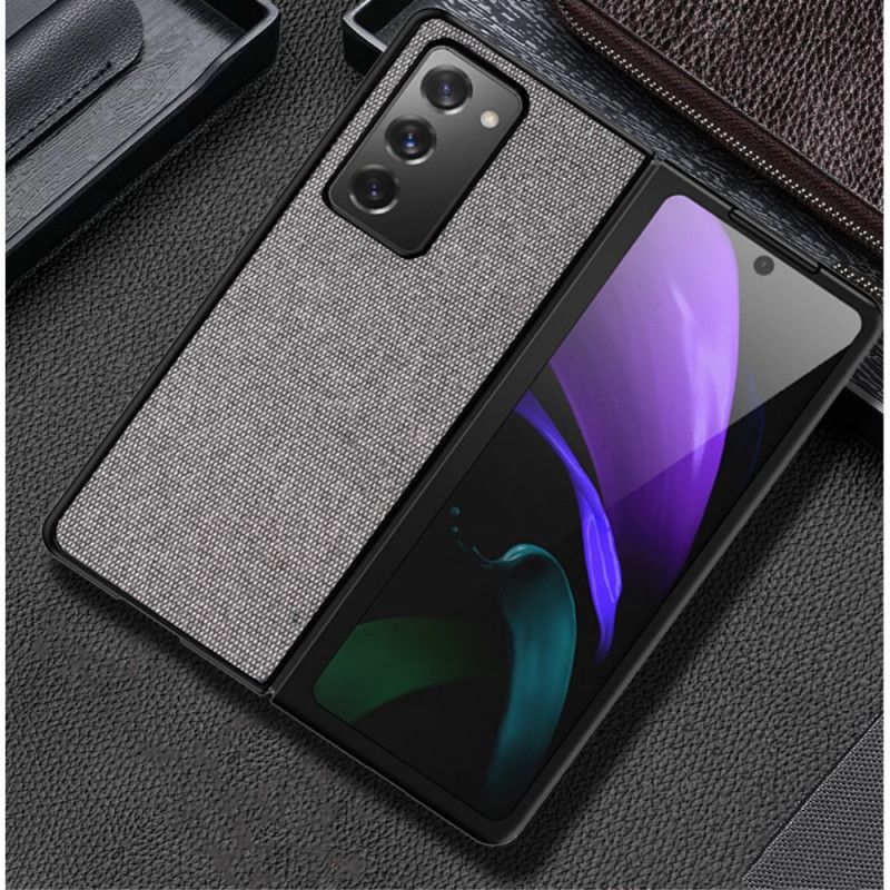 Cover Samsung Galaxy Z Fold 2 Sort Stofhybrid