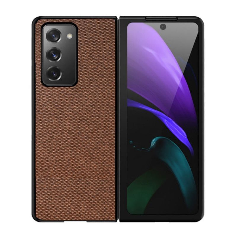 Cover Samsung Galaxy Z Fold 2 Sort Stofhybrid