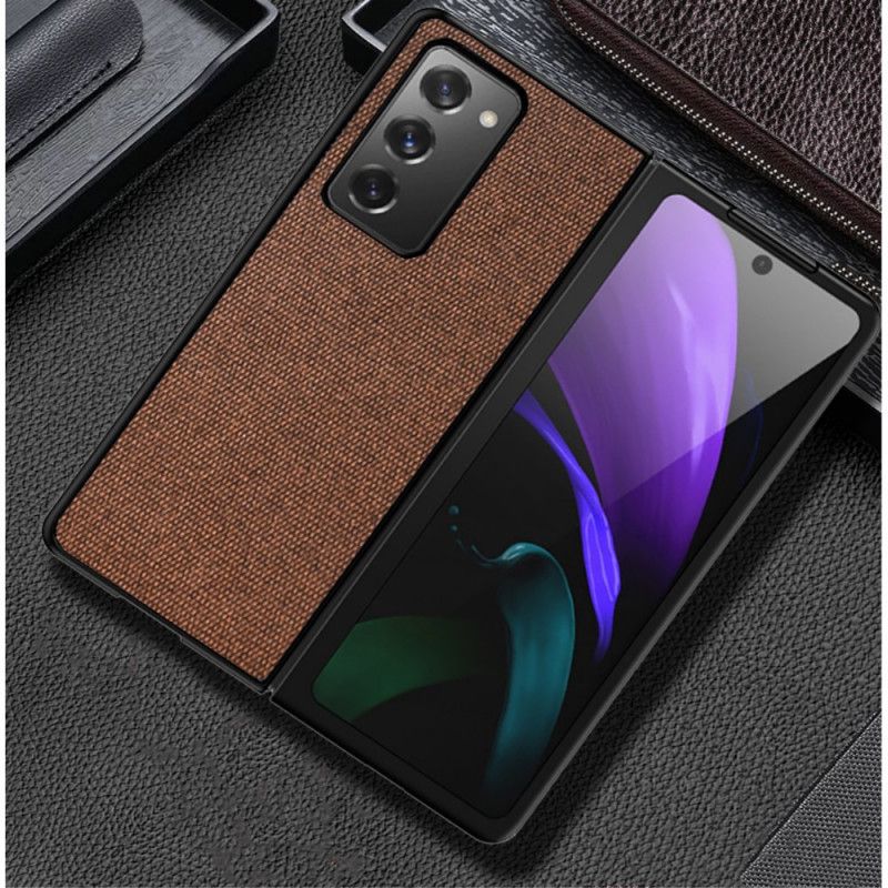 Cover Samsung Galaxy Z Fold 2 Sort Stofhybrid