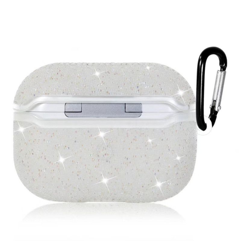 Cover AirPods Pro Grå Rhinestondiamanter Med Snapkrog Original