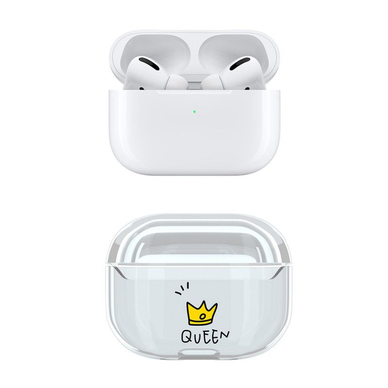 Cover AirPods Pro Hvid Dronning Og Konge