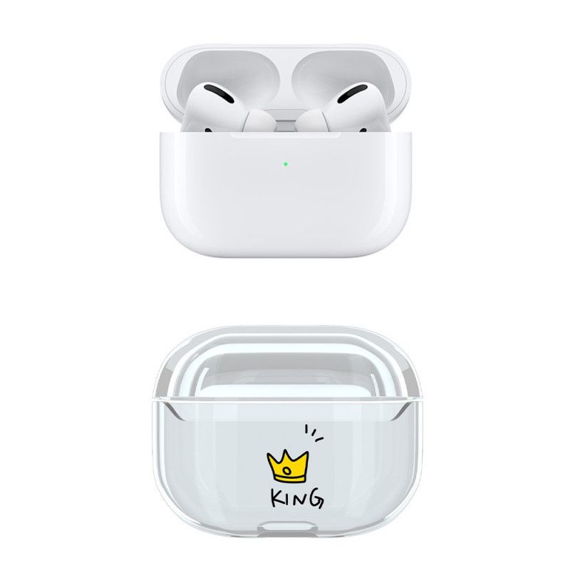 Cover AirPods Pro Hvid Dronning Og Konge