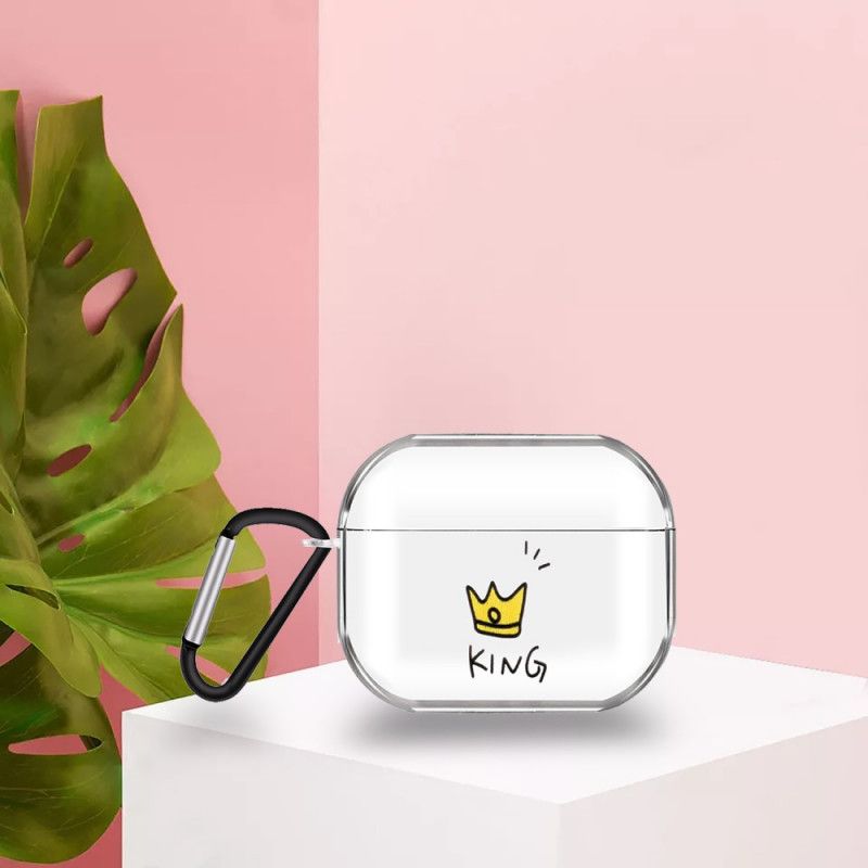 Cover AirPods Pro Mobilcover Gennemsigtig King-Silikone