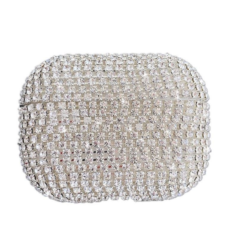 Cover AirPods Pro Sølv Rhinestone