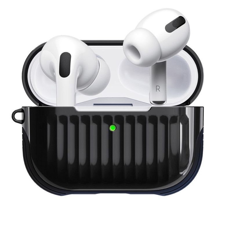 Cover AirPods Pro Sort Blankt Hybrid Design Beskyttelse