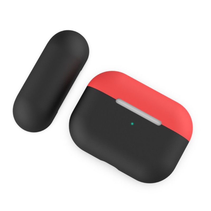 Cover for AirPods Pro Hvid Tofarvet Silikone