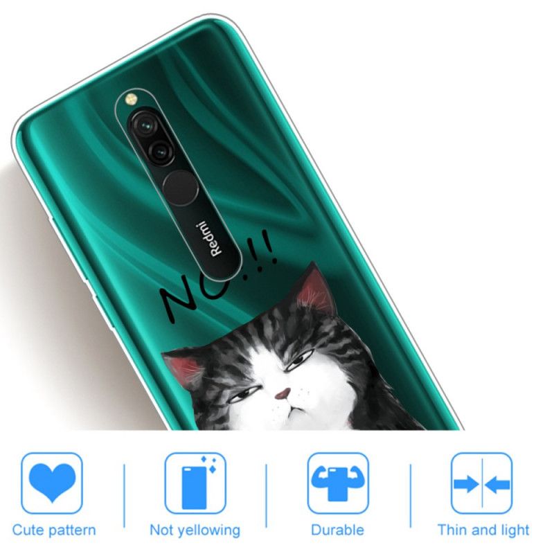 Cover for Xiaomi Redmi 8 Katten. Der Siger Nej