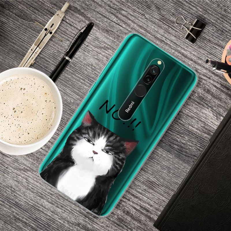 Cover for Xiaomi Redmi 8 Katten. Der Siger Nej