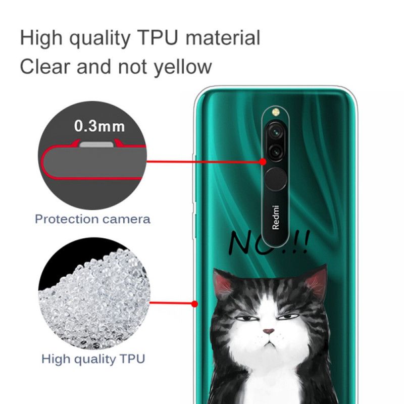 Cover for Xiaomi Redmi 8 Katten. Der Siger Nej