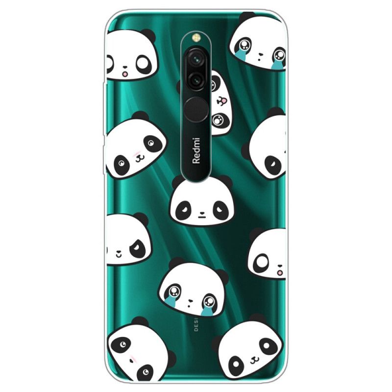 Cover for Xiaomi Redmi 8 Sentimentale Pandaer