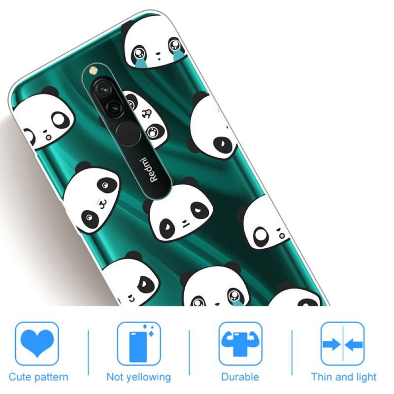 Cover for Xiaomi Redmi 8 Sentimentale Pandaer