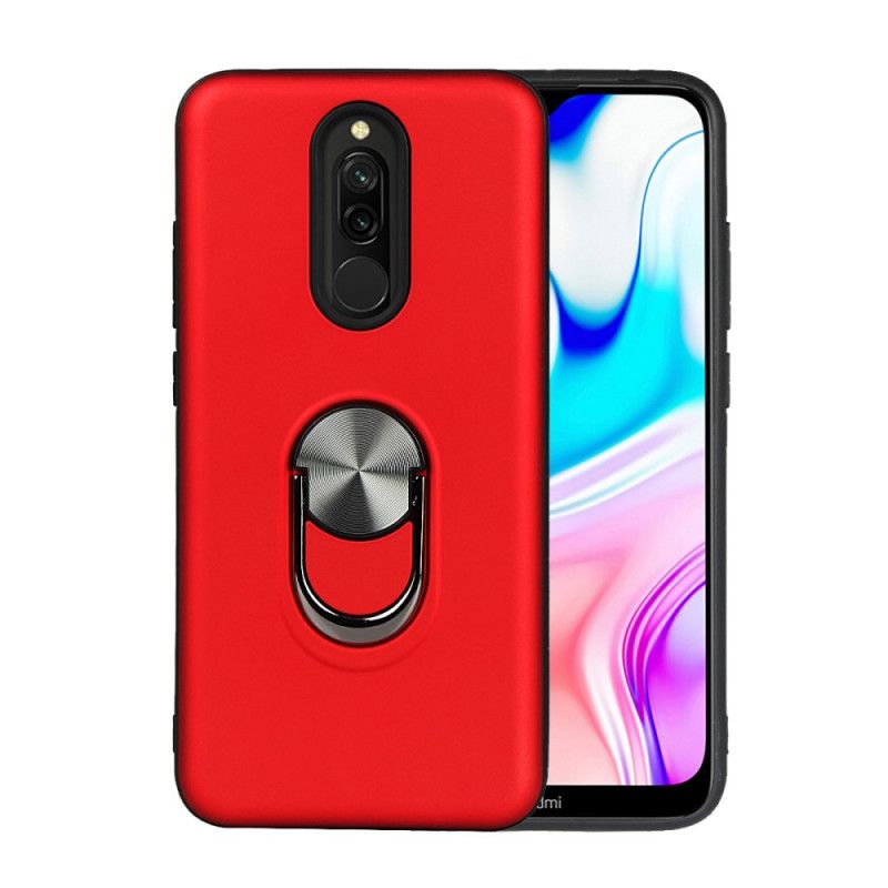 Cover for Xiaomi Redmi 8 Sort Aftagelig Med Støttering