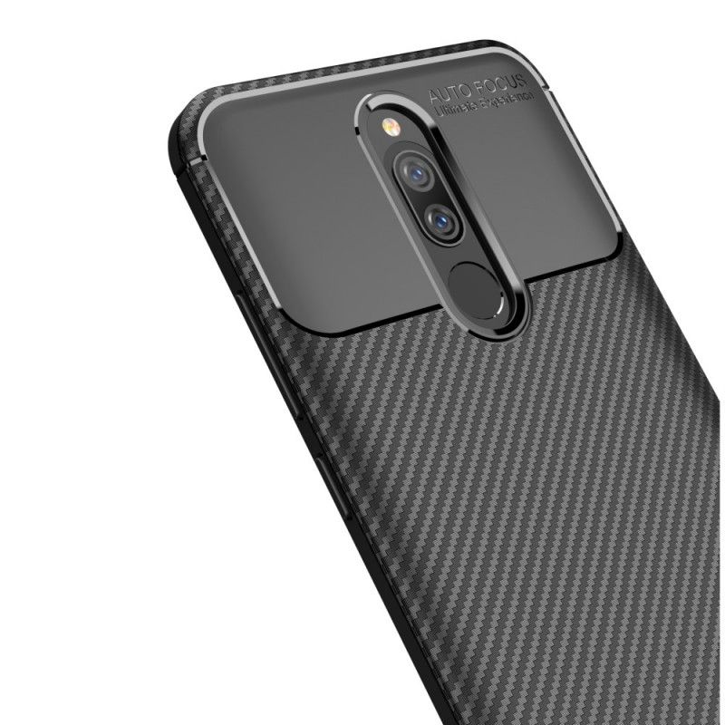 Cover for Xiaomi Redmi 8 Sort Fleksibel Kulfiber