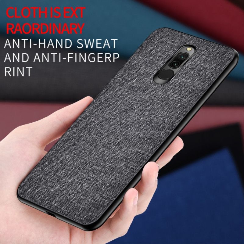 Cover for Xiaomi Redmi 8 Sort Hybridstofdesign