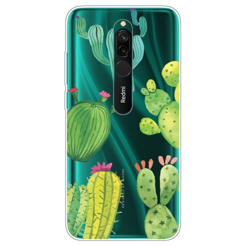 Cover Xiaomi Redmi 8 Akvarel Kaktus