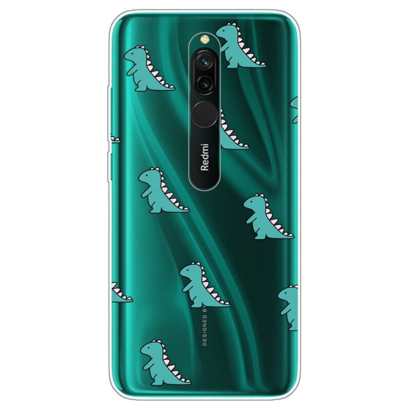 Cover Xiaomi Redmi 8 Mobilcover Dinosaurer