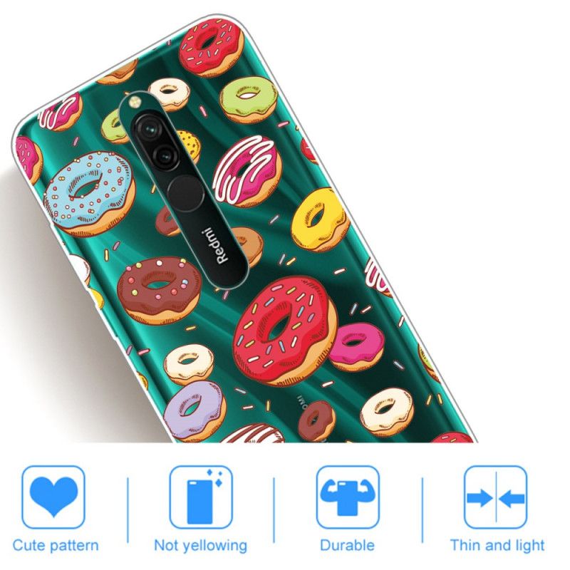 Cover Xiaomi Redmi 8 Mobilcover Elsker Donuts