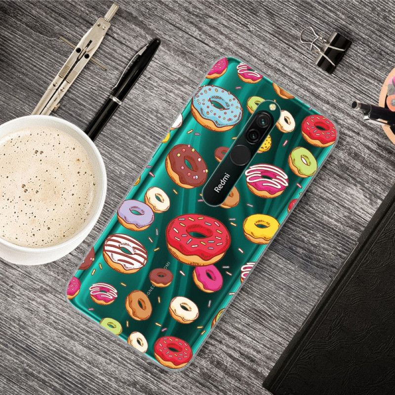 Cover Xiaomi Redmi 8 Mobilcover Elsker Donuts