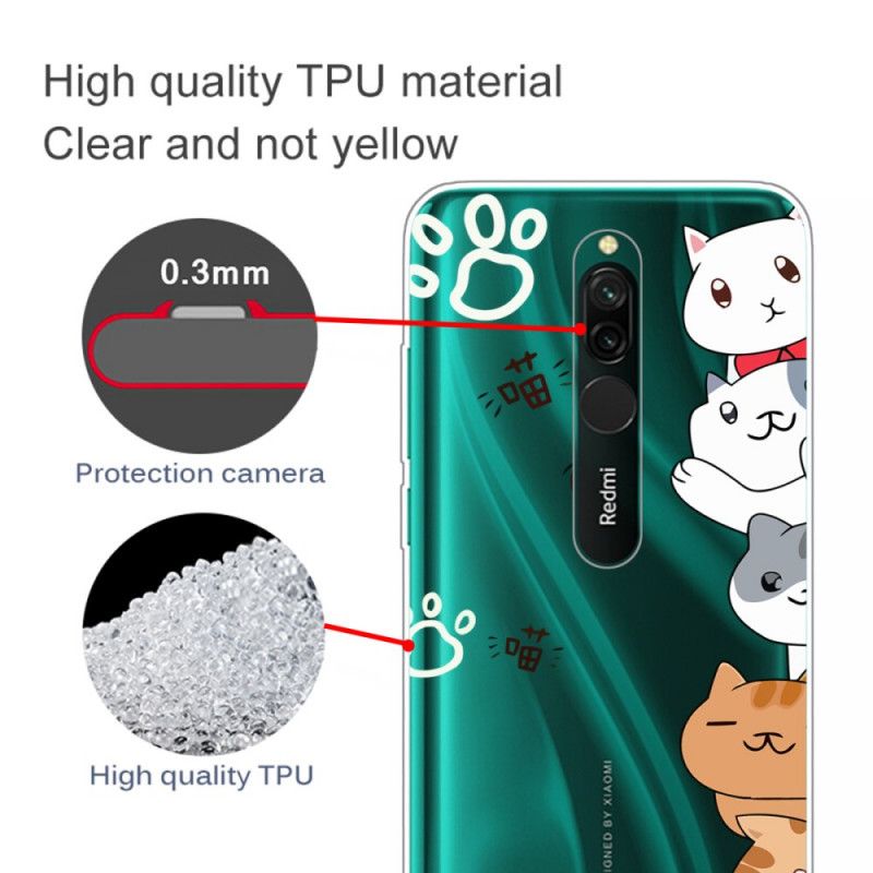 Cover Xiaomi Redmi 8 Mobilcover Hej Katte