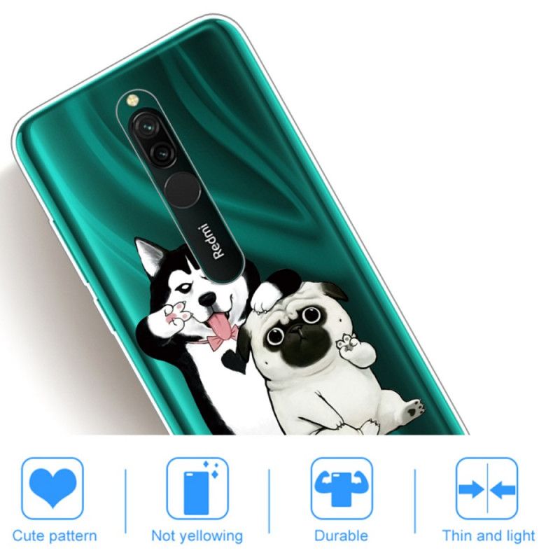 Cover Xiaomi Redmi 8 Sjove Hunde Beskyttelse