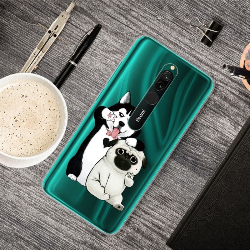 Cover Xiaomi Redmi 8 Sjove Hunde Beskyttelse