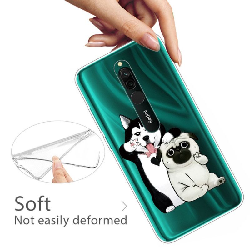 Cover Xiaomi Redmi 8 Sjove Hunde Beskyttelse