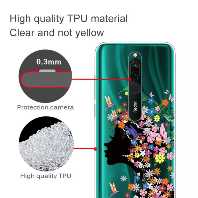 Cover Xiaomi Redmi 8 Smukt Blomsterhoved