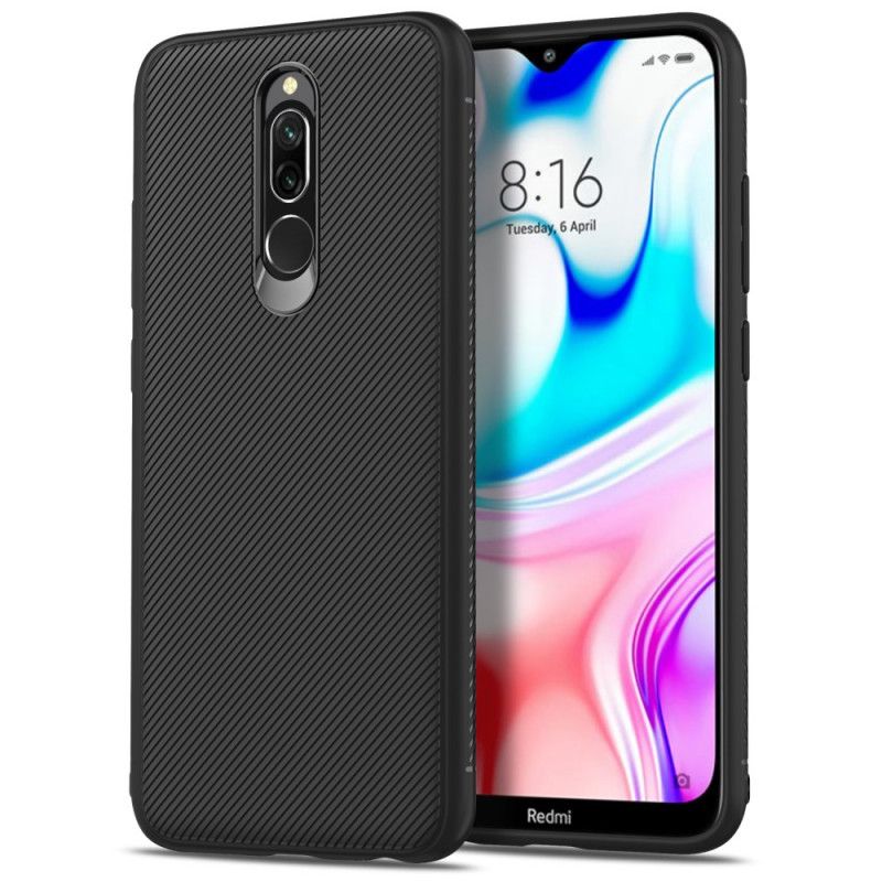 Cover Xiaomi Redmi 8 Sort Jazzserie Twill