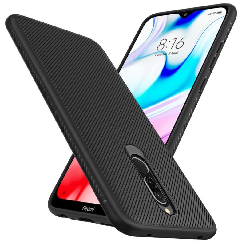 Cover Xiaomi Redmi 8 Sort Jazzserie Twill