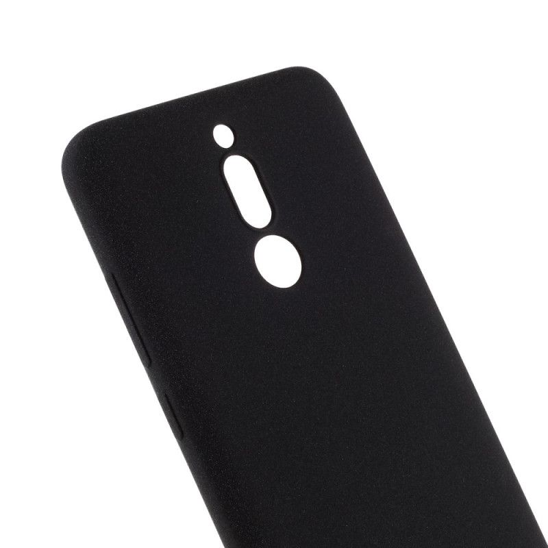 Cover Xiaomi Redmi 8 Sort Mat Silikone