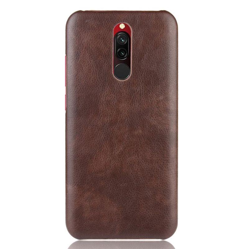 Cover Xiaomi Redmi 8 Sort Performance Lædereffekt