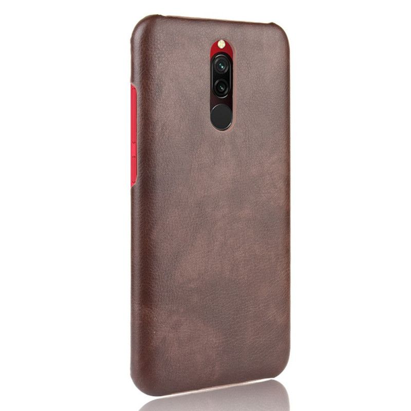 Cover Xiaomi Redmi 8 Sort Performance Lædereffekt