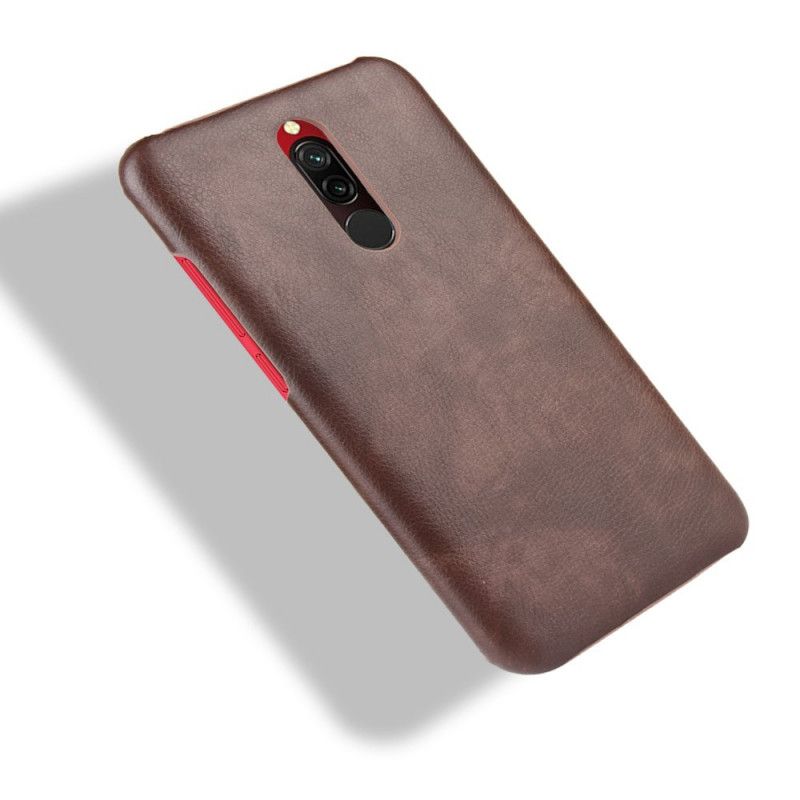 Cover Xiaomi Redmi 8 Sort Performance Lædereffekt