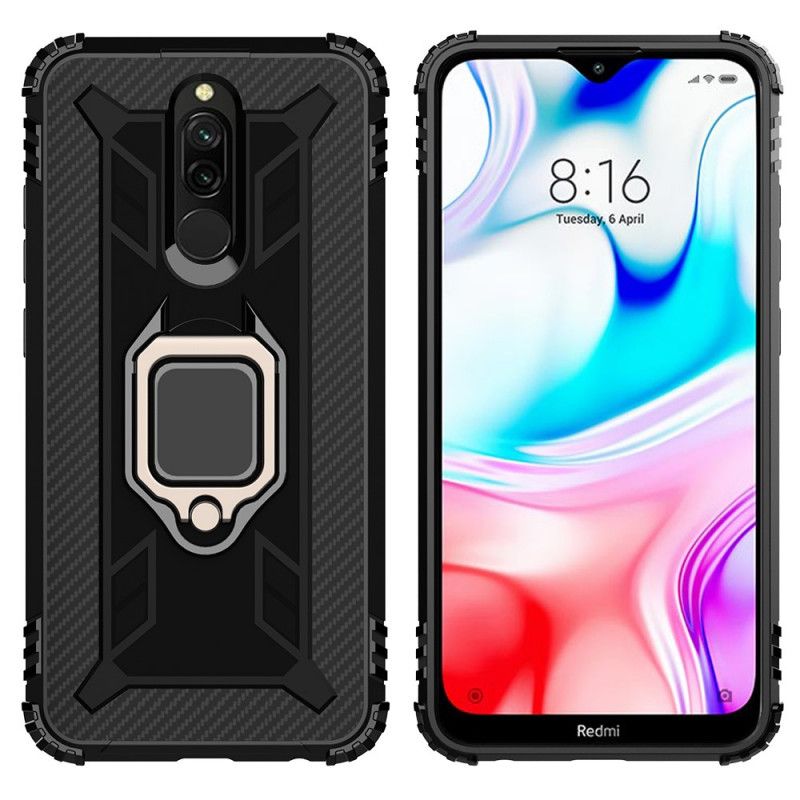 Cover Xiaomi Redmi 8 Sort Premium Ring