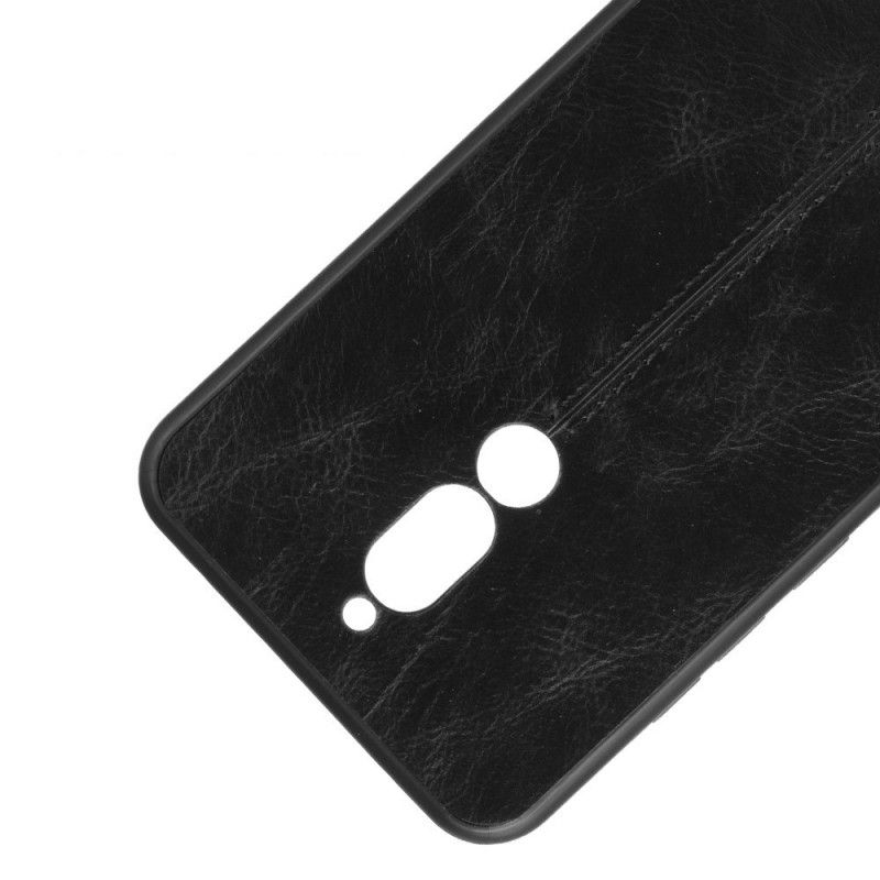 Cover Xiaomi Redmi 8 Sort Syet Lædereffekt