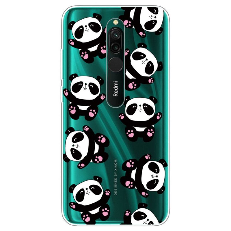 Cover Xiaomi Redmi 8 Top Sjove Pandaer Beskyttelse