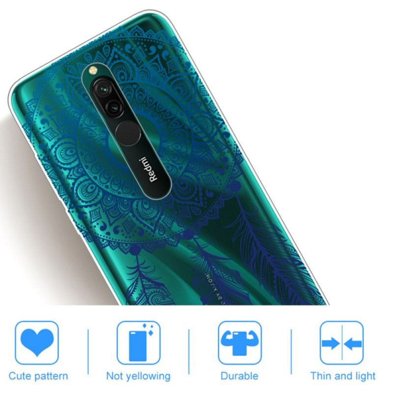 Cover Xiaomi Redmi 8 Unik Blomstermandala