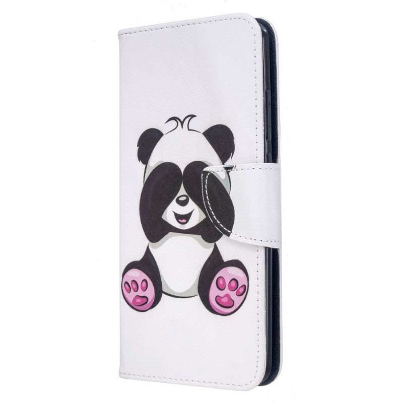 Flip Cover Læder Xiaomi Redmi 8 Sjov Panda