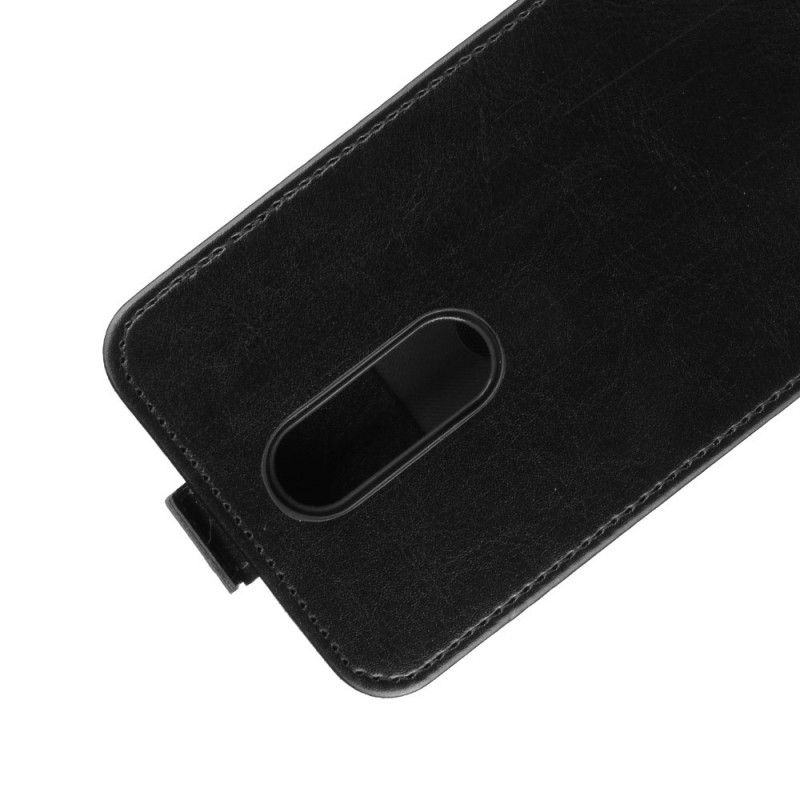 Flip Cover Læder Xiaomi Redmi 8 Sort Foldning Af Lædereffekt Original