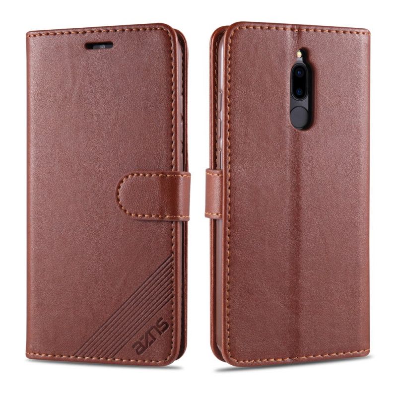 Flip Cover Læder Xiaomi Redmi 8 Sort Imiteret Læder Azns Original