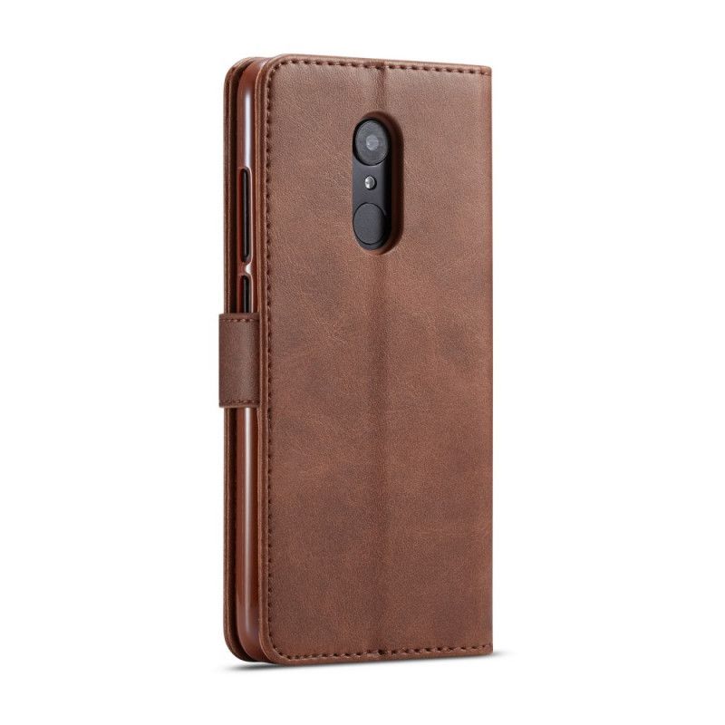 Flip Cover Læder Xiaomi Redmi 8 Sort Lc.Imeeke Lædereffekt Original