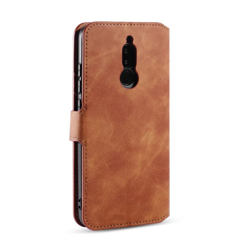 Flip Cover Læder Xiaomi Redmi 8 Sort Retro Dg.Ming