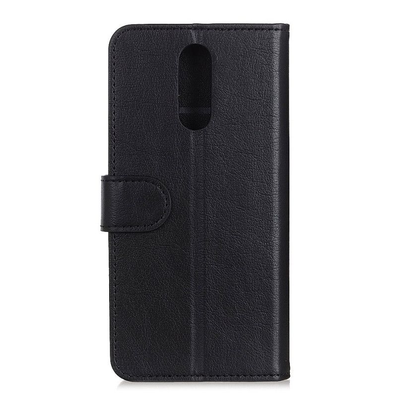 Flip Cover Xiaomi Redmi 8 Sort Mobilcover Læderstil