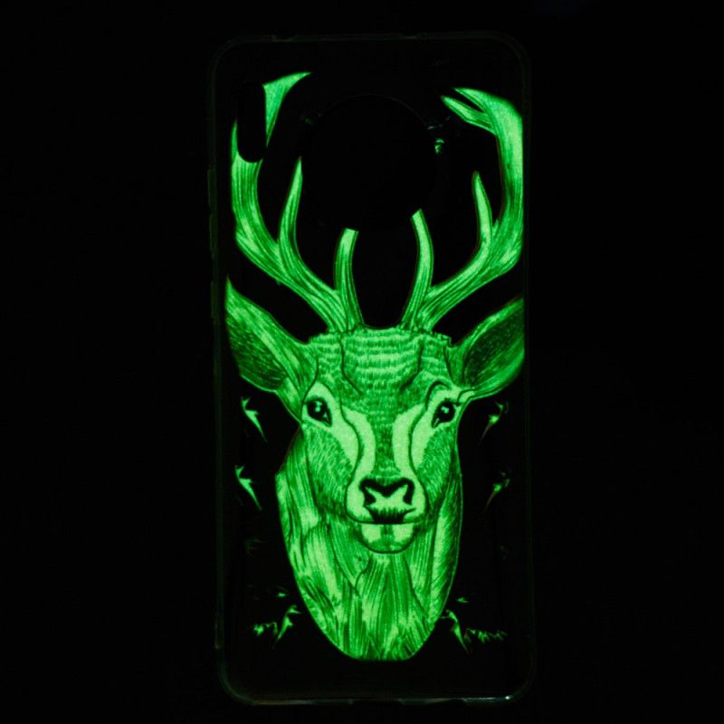 Cover for Huawei Mate 30 Fluorescerende Majestætisk Hjorte