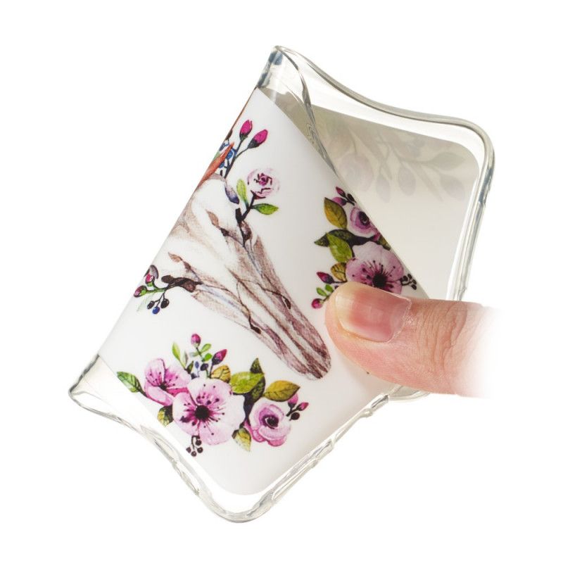 Cover Huawei Mate 30 Fluorescerende Blomstrende Elg