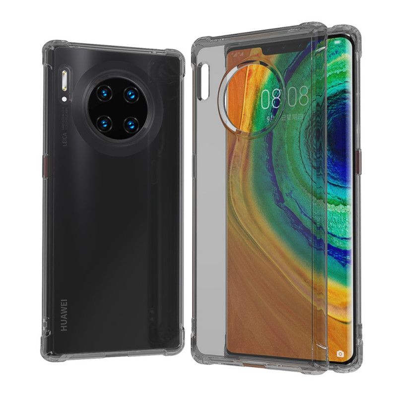 Cover Huawei Mate 30 Sort Gennemsigtige Leeu-Beskyttelsespuder Original