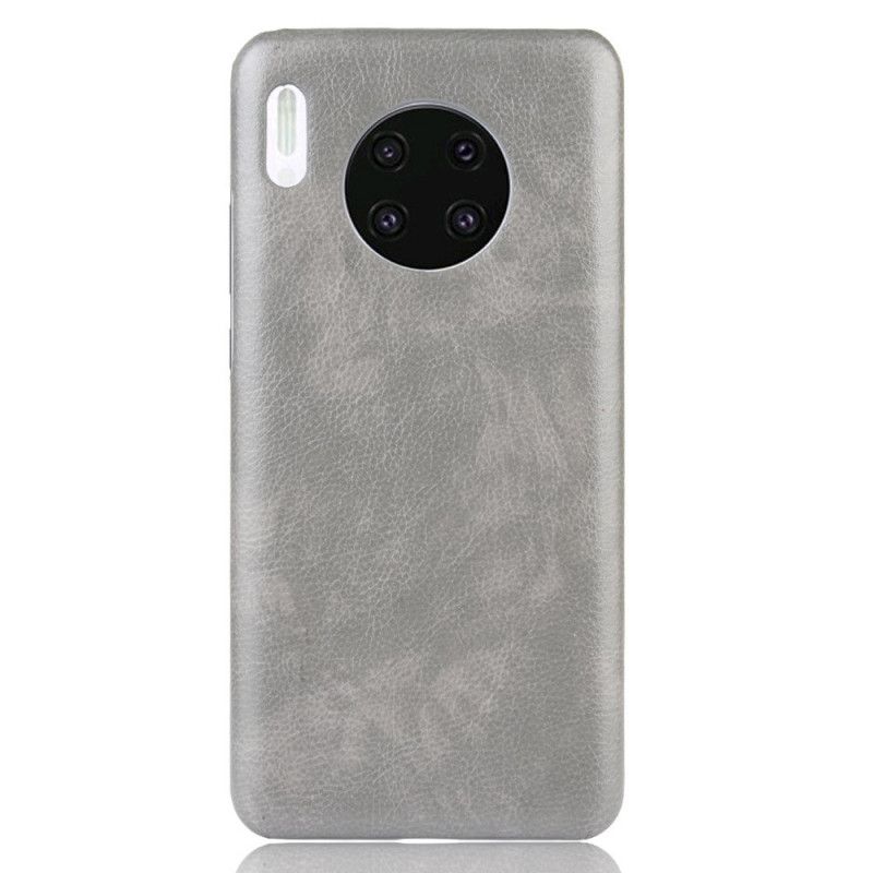 Cover Huawei Mate 30 Sort Lychee-Lædereffekt