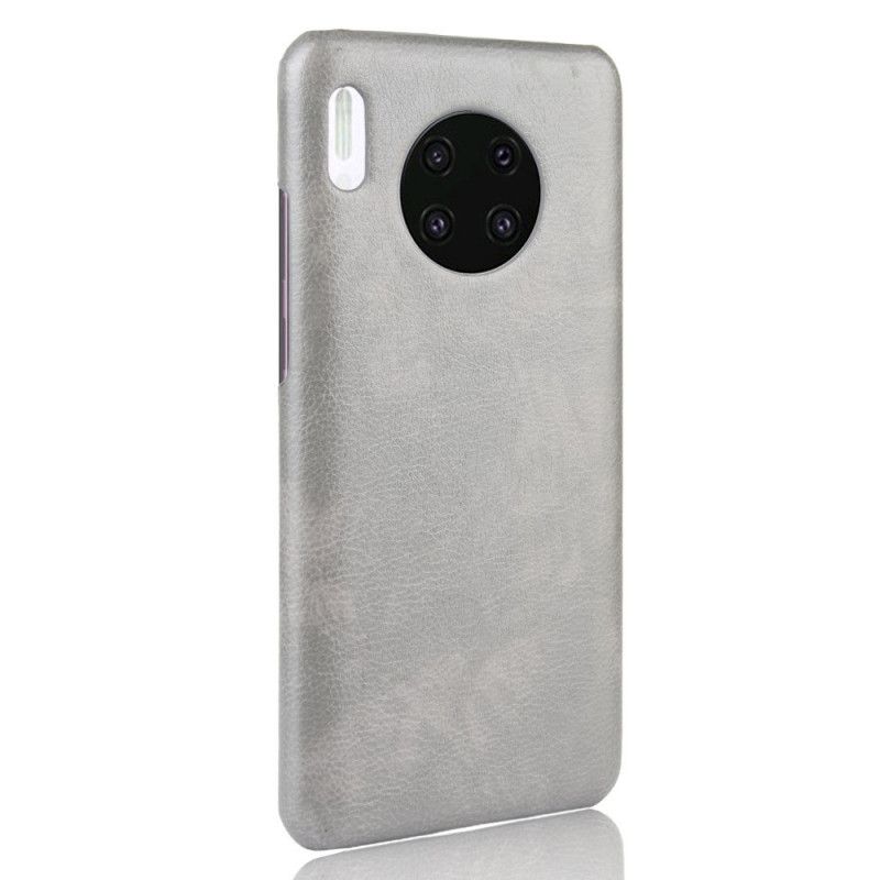 Cover Huawei Mate 30 Sort Lychee-Lædereffekt