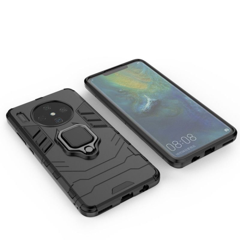 Cover Huawei Mate 30 Sort Resistent Ring