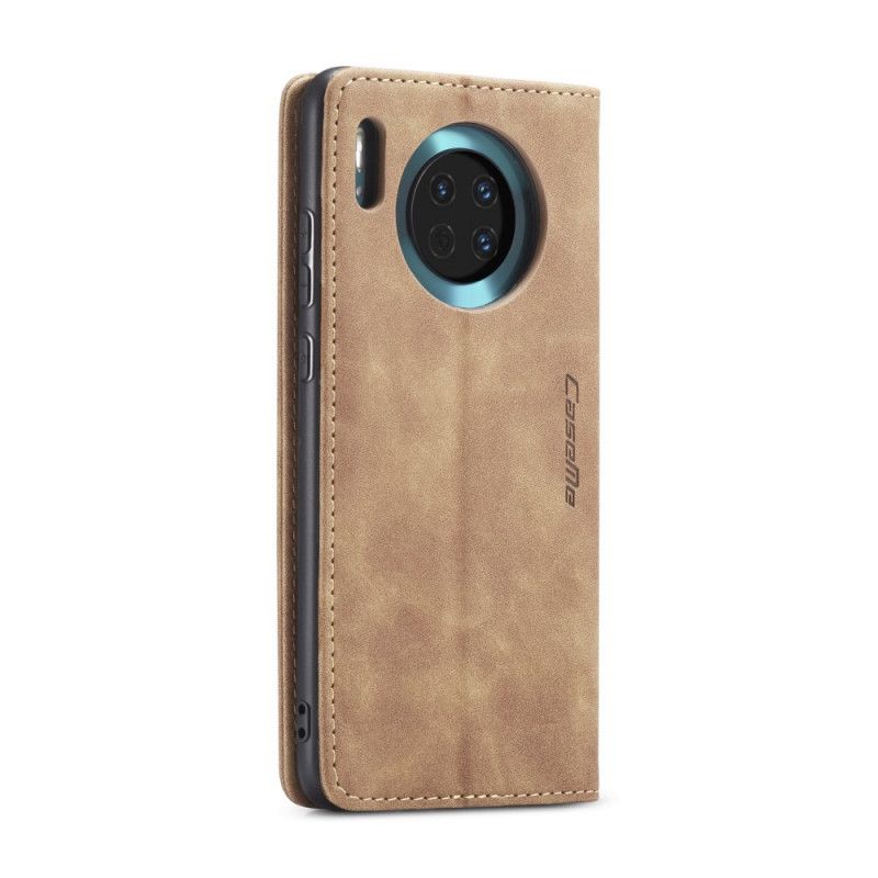 Læder Cover Huawei Mate 30 Sort Etui I Imiteret Læder Original